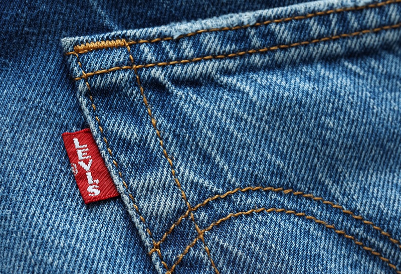 close up of a Levi's jeans