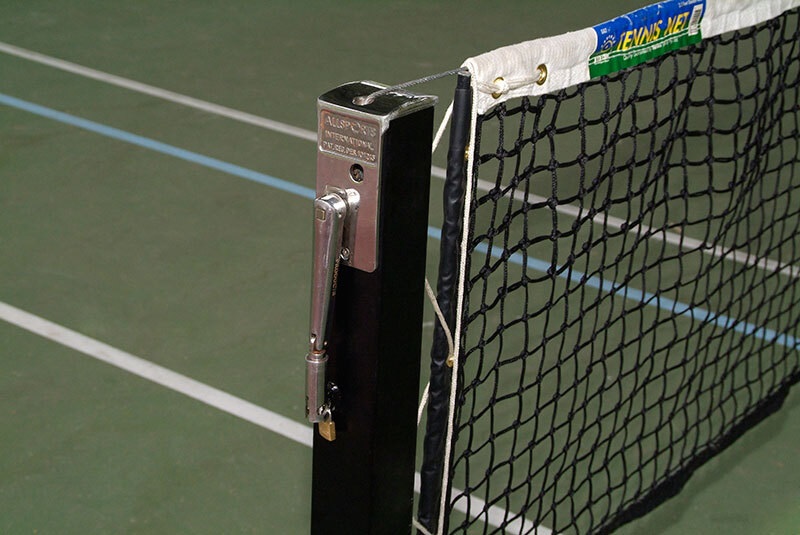 Allsports Mark II - Tennis Net Posts with Internal Stainless Steel Winder